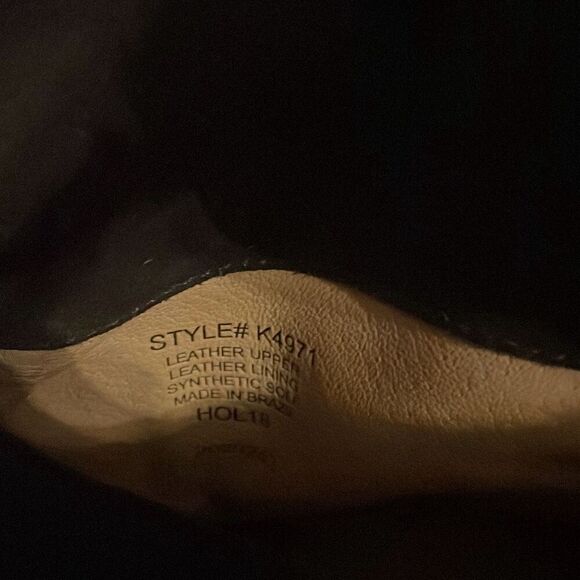 Madewell brown chocolate suede fold down tie back heeled bootie 7 - Picture 8 of 9